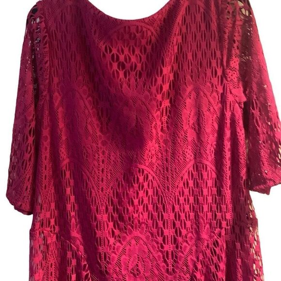 Pre Owned Women’s Rabbit Rabbit Rabbit Lacey Dress Sz 15W Classic Casual Style - Picture 5 of 11